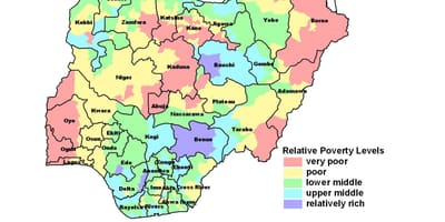 नक्शे के आर्थिक नाइजीरिया