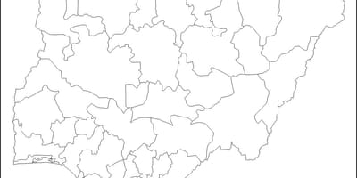रिक्त नाइजीरिया के नक्शे