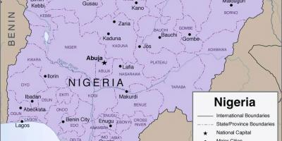 नक्शे के विस्तृत नाइजीरिया