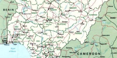 लागोस नाइजीरिया अफ्रीका नक्शा